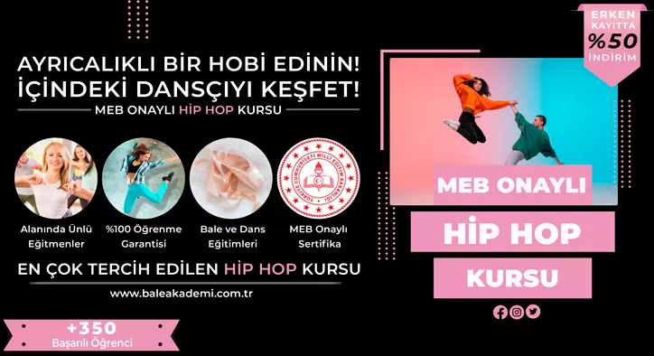 Hip Hop Kursu Fiyatları – Erken Kayıtta %50 İndirim Bale Akademi